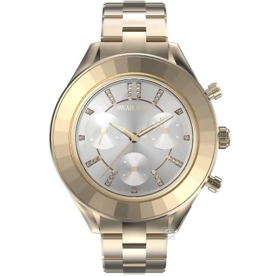 SWAROVSKI 施華洛世奇 Octea Lux Chrono 金色年華計時腕錶-5610517/39mm 