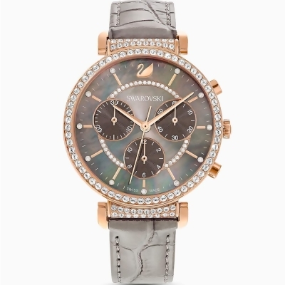 SWAROVSKI 施華洛世奇 PASSAGE CHRONO 幸福航程計時時尚手錶(5580348)36mm 