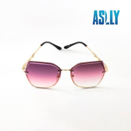 【ASLLY】貓眼紫羅蘭漸層墨鏡 