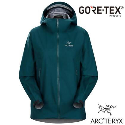 【ARCTERYX 始祖鳥】女 Beta Gore-Tex 防風防水透氣連帽外套/29113 迷惑藍 