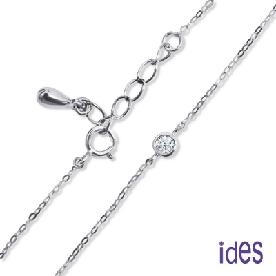 ides愛蒂思 精緻輕奢輕珠寶系列12分E/VS1頂級3EX車工鑽石手鍊/包鑲 