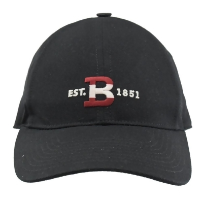 BALLY 6233608 品牌電繡LOGO帆布棒球帽/遮陽帽.黑 
