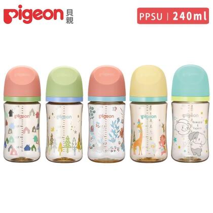 日本(Pigeon 貝親)第三代母乳實感PPSU奶瓶240ml 
