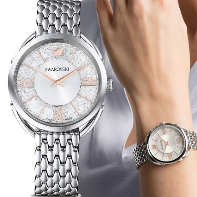 SWAROVSKI 施華洛世奇Crystalline Glam精緻優雅時尚腕錶-5455108 