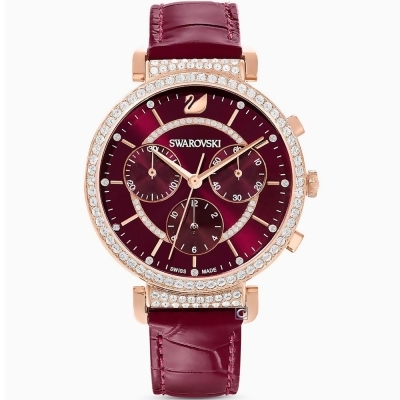 SWAROVSKI 施華洛世奇 PASSAGE CHRONO 幸福航程計時時尚手錶(5580345)36mm 