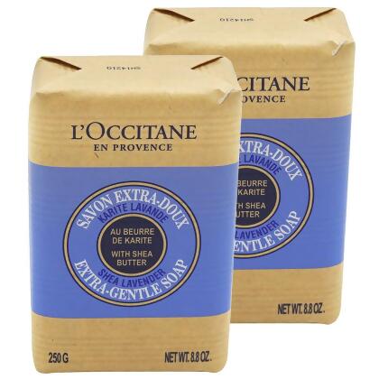 L’OCCITANE歐舒丹 乳油木薰衣草皂(250g*2)【專櫃正品】 