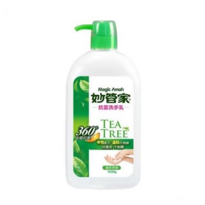 妙管家 抗菌洗手乳-植萃茶樹1000g*12入