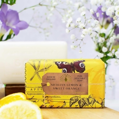 【英國製皂】The English Soap Company  20週年皂兩入組 西西里檸檬+甜橙 