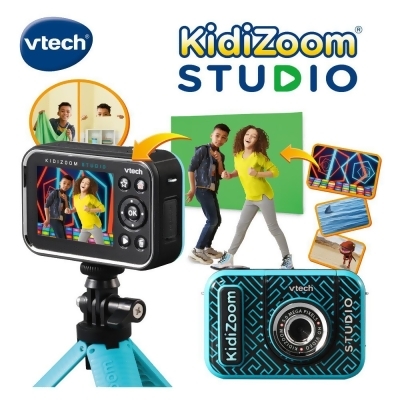 【Vtech】多功能兒童數位相機STUDIO-酷炫藍 