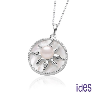 ides愛蒂思 日本設計AKOYA上乘系列正圓無瑕天然珍珠項鍊6-6.5mm/熱情 