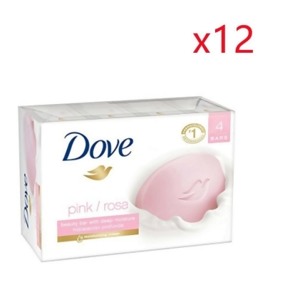 德國DOVE乳霜潔膚香皂-粉紅-玫瑰(135g)*12 