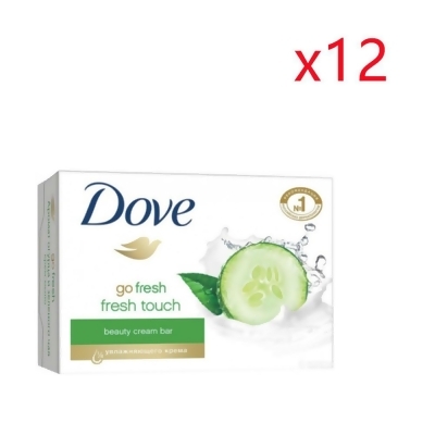 德國DOVE乳霜潔膚香皂-綠-黃瓜綠茶(135g)*12 