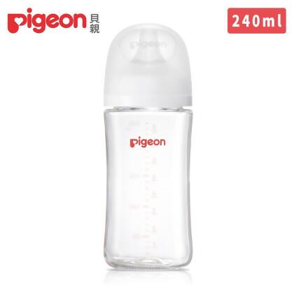 日本(Pigeon 貝親)第三代母乳實感玻璃奶瓶240ml 