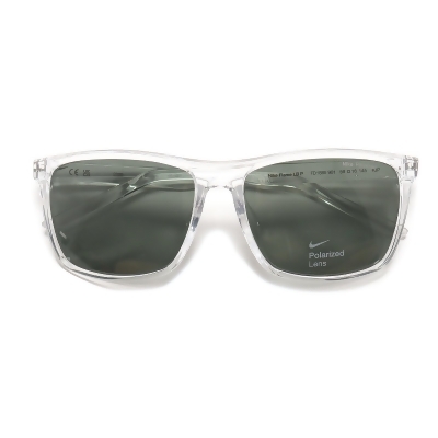 Nike 太陽眼鏡 Flame LB Sunglasses 白 黑 透明框 男女款 半透明 墨鏡 FD1885-901 
