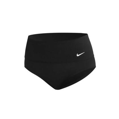 NIKE SWIM 女比基尼泳褲-三角泳褲 游泳 海邊 高腰 黑白 