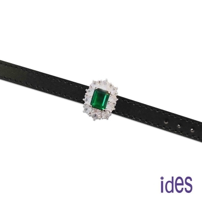 ides愛蒂思 歐風彩寶系列設計款手環手鍊項鍊/雅致綠 