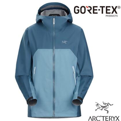 【加拿大 ARCTERYX 始祖鳥】女款 Beta Gore-Tex 防風防水透氣連帽外套/30791 寧靜綠/快樂藍 