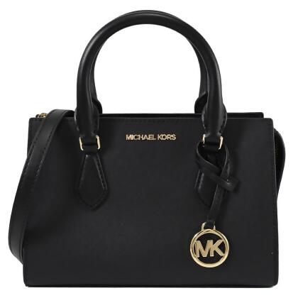 MICHAEL KORS SHEILA 經典防刮三層手提兩用包.黑 小 