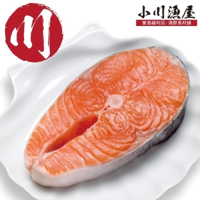 【friDay嚴選】小川漁屋 鮮凍鮭魚切片6片(270g/片±10%) 