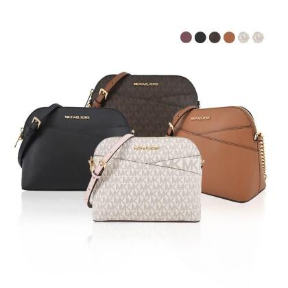 MICHAEL KORS JET SET新版交叉防刮斜背貝殼包(多色選) 