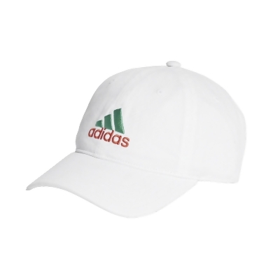 adidas 帽子 Logo Sports Baseball 男女款 白 綠 排汗 刺繡 棒球帽 鴨舌帽 愛迪達 IC9693 