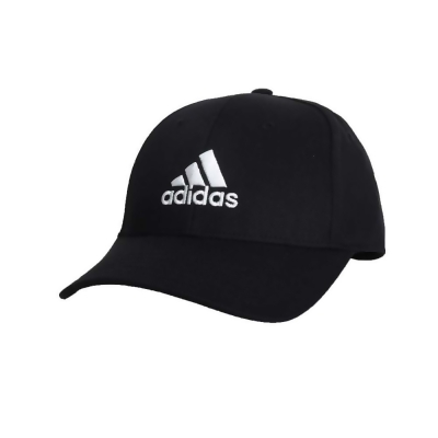 ADIDAS 運動帽-防曬 遮陽 運動 帽子 純棉 愛迪達 黑白 