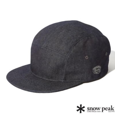 【日本 Snow Peak】TAKBI Denim Cap 丹寧棒球帽.牛仔布鴨舌帽/AC-23AU10501IN 靛藍 