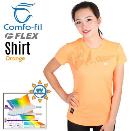 佛雷斯 FLEX 光能美肌短袖T-shirt（女款/橘） 