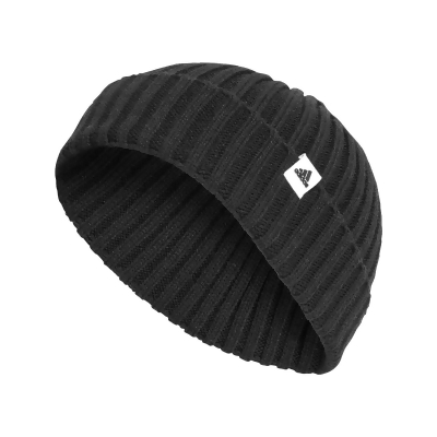 adidas 帽子 Fisherman Beanie 男女款 黑 小圓帽 毛帽 保暖 愛迪達 IB2656 