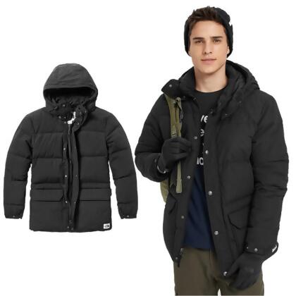 【美國 The North Face】男熱賣款_輕量防潑水耐磨透氣連帽外套(羽絨衣)/46J2-JK3 黑 V 