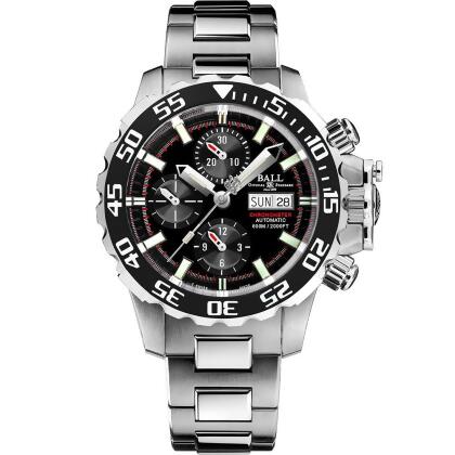 Ball Watch 波爾錶 Engineer 600米防水計時機械錶-黑色/42mm/DC3226A-S4C-BK 