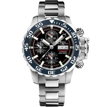 BALL Watch 波爾錶 Engineer 600米防水計時機械錶-DC3226A-S3C-BK/藍色42mm 