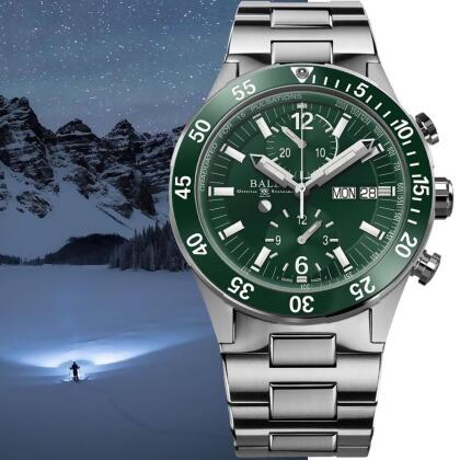 BALL 波爾錶 Roadmaster Rescue 即刻救援 計時機械腕錶-DC3030C-S2-GR 綠/41mm 