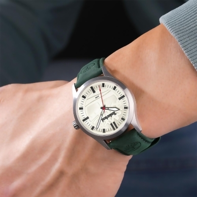 Timberland 天柏嵐 經典大三針石英腕錶-42mm(TDWGA0029604) 