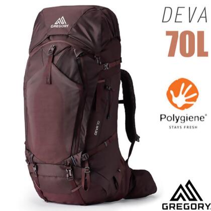【美國 GREGORY】女新款 DEVA 70 專業網狀透氣健行登山背包/142449 茄子色 