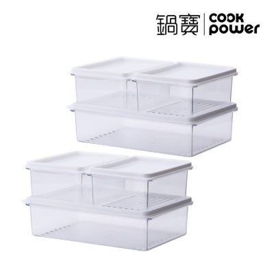 (friDay限定)【CookPower 鍋寶】Nordic系統收納保鮮盒6入組EO-RX1453ZZ2 
