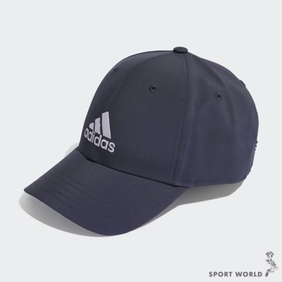 Adidas 帽子 老帽 棒球帽 排汗 藍 HN1081 
