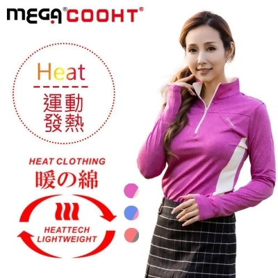 【MEGA COOHT】 日本款 女生高爾夫運動POLO衫 