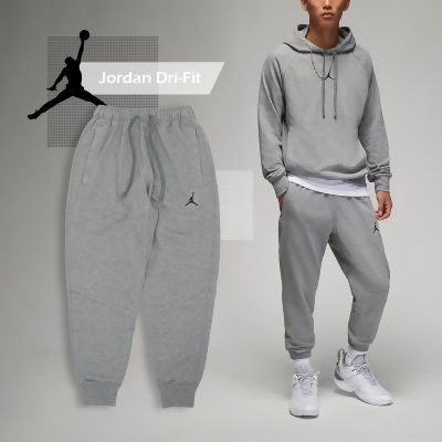 Nike 褲子 Jordan Sport Crossover 男款 灰 長褲 內刷毛 休閒 喬丹 DQ7333-091 