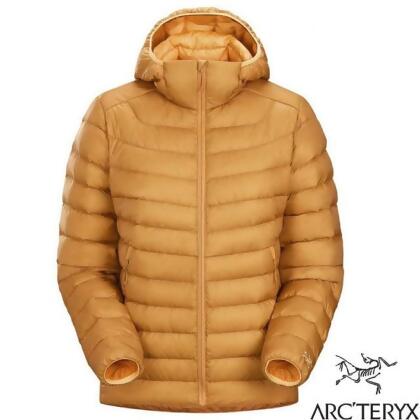 【ARCTERYX 始祖鳥】女 Cerium 保暖連帽羽絨外套/X000005548-29625 隱士棕 