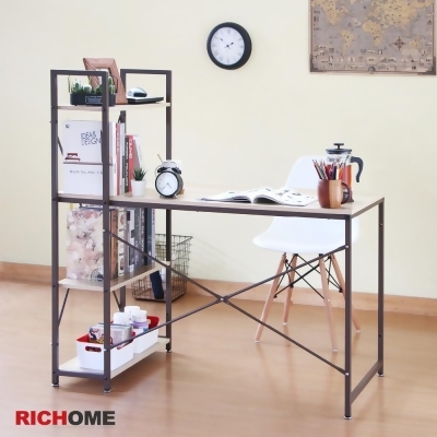 【RICHOME】IRON MAN鋼鐵人書架工作桌 