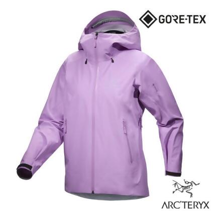 【ARCTERYX 始祖鳥】女 Beta LT Gore-Tex 防風防水透氣連帽外套/X000006716 波光紫 