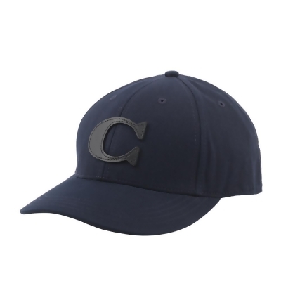 【COACH】Varsity C Logo 棉質棒球帽 M-L (海軍藍) 