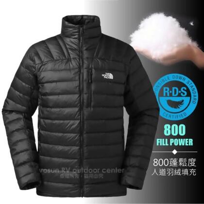 【The North Face】 男新款 800FPl 超輕保暖鵝絨羽絨外套.防潑水防風夾克/3XEO-OF6 粉黑 