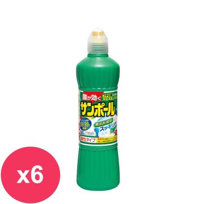 日本KINCHO金鳥馬桶清潔500mlX6瓶 