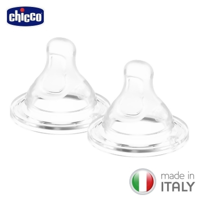 chicco-完美防脹氣矽膠奶嘴(Perfect 5系列適用)-2入 奶瓶奶嘴 