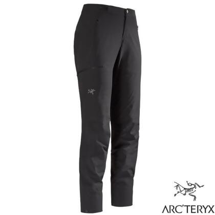 【ARCTERYX 始祖鳥】女 Gamma 輕量彈性耐磨快乾軟殼長褲.登山健行褲/X000007064-30602 黑 