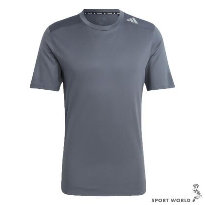 Adidas 短袖上衣 男裝 排汗 反光 灰 IM1116 