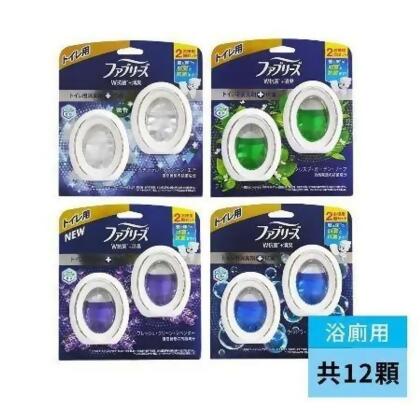 【日本風倍清】浴廁消臭W芳香劑6ml 2入*6盒(四款任選/日本境內版) 