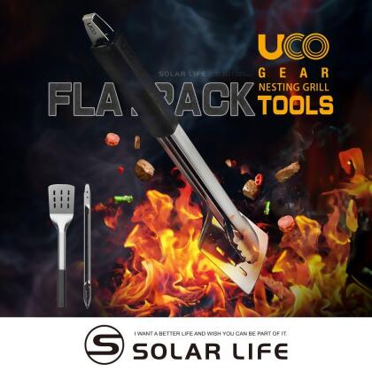 UCO Flatpack Nesting Grill Tools 2合1廚具組.露營鍋鏟 野營烤肉夾 戶外燒烤 BBQ 